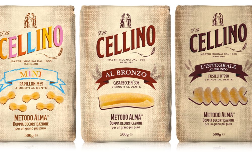 Un’anima e le cinque nuove linee di Pasta F.lli Cellino